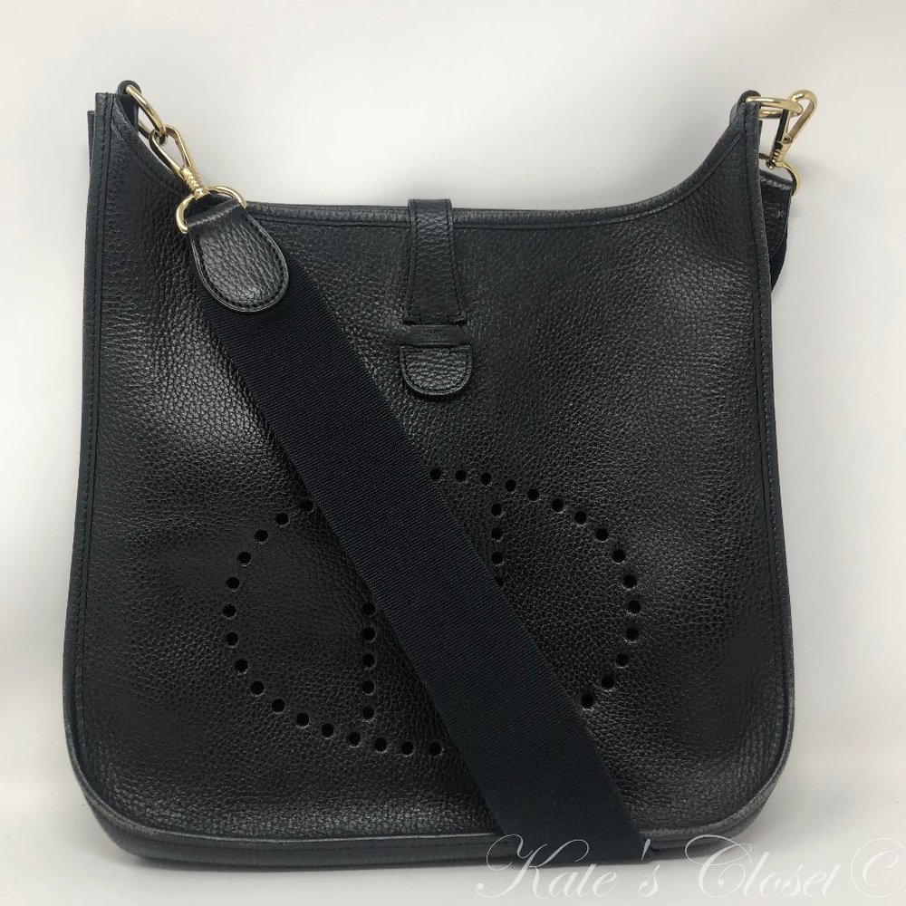 SOLD!!! HERMES Evelyne Vintage Clemence